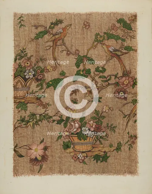 Glazed Chintz, c. 1937. Creator: Grace Halpin.