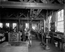 Glazier Stove Company, machine room, Chelsea, Mich., between 1900 and 1910. Creator: William H. Jackson