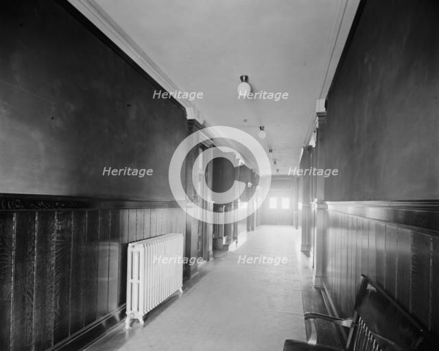 Glazier Stove Company, hall in office bldg., Chelsea, Mich., between 1900 and 1910. Creator: William H. Jackson.
