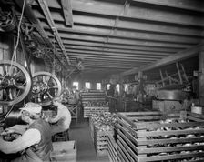 Glazier Stove Company, tank room, Chelsea, Mich., between 1900 and 1910. Creator: William H. Jackson