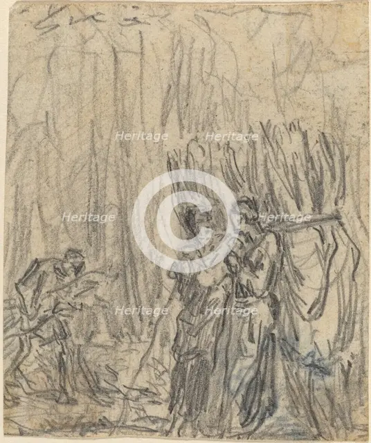 Gleaners. Creator: Theodore Rousseau.