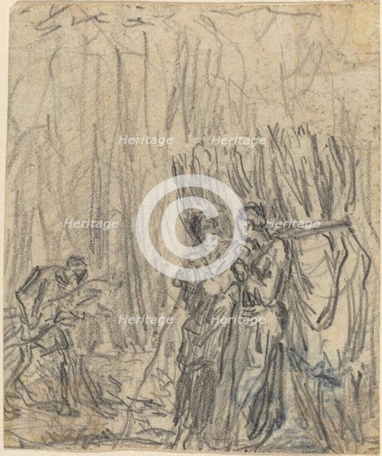 Gleaners. Creator: Theodore Rousseau.