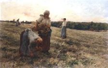 Gleaners at Sunset 1889. Artist: Leon-Augustin Lhermitte