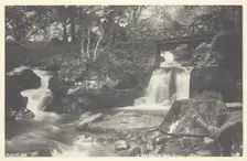 Glen Lyn, the Rustic Bridge, 1860/94. Creator: Francis Bedford