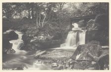 Glen Lyn, the Rustic Bridge, 1860/94. Creator: Francis Bedford