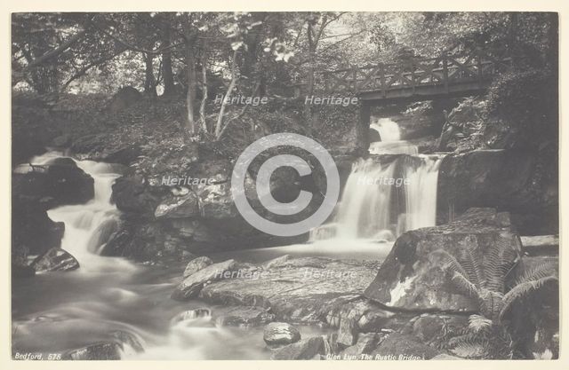 Glen Lyn, the Rustic Bridge, 1860/94. Creator: Francis Bedford.