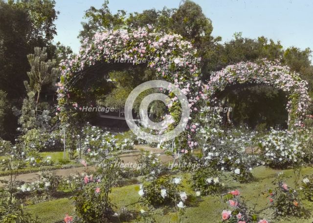 "Glen Oaks," James Hobart Moore house, East Valley Road, Montecito, California, 1917. Creator: Frances Benjamin Johnston.