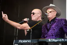 Glenn Gregory and Martyn Ware, Heaven 17 live at Heritage Live, Audley End House, Essex, Aug 2023. Creator: Annapaola Marchesani