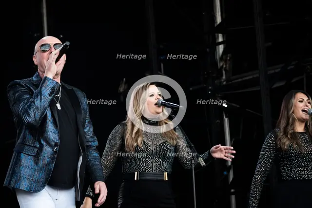 Glenn Gregory, Heaven 17 live at Heritage Live, Audley End House, Essex, Aug 2023. Creator: Annapaola Marchesani.