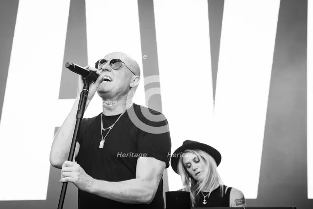 Glenn Gregory, Heaven 17 live at Heritage Live, Audley End House, Essex, Aug 2023. Creator: Annapaola Marchesani.