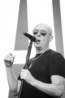 Glenn Gregory, Heaven 17 live at Heritage Live, Audley End House, Essex, Aug 2023. Creator: Annapaola Marchesani