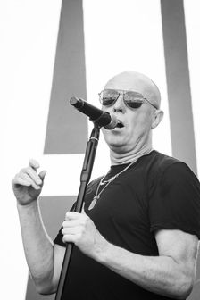 Glenn Gregory, Heaven 17 live at Heritage Live, Audley End House, Essex, Aug 2023. Creator: Annapaola Marchesani