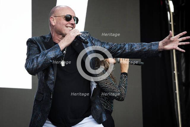 Glenn Gregory, Heaven 17 live at Heritage Live, Audley End House, Essex, Aug 2023. Creator: Annapaola Marchesani.