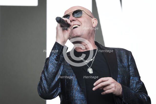 Glenn Gregory, Heaven 17 live at Heritage Live, Audley End House, Essex, Aug 2023. Creator: Annapaola Marchesani.