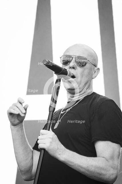 Glenn Gregory, Heaven 17 live at Heritage Live, Audley End House, Essex, Aug 2023. Creator: Annapaola Marchesani.