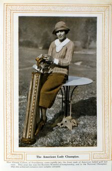 Glenna Collett, US Women's Amateur Golf Champion, 1922. Creator: Unknown