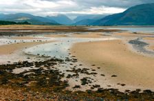Glencoe from across Loch Linnhe, Highland, Scotland. Creator: Peter Thompson