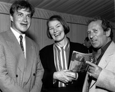 Glenda Jackson (1936- ), British politician and actress, with Harry Enfield, British comedian, 1991. Creator: Sidney Harris