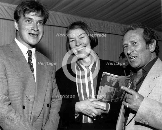 Glenda Jackson (1936- ), British politician and actress, with Harry Enfield, British comedian, 1991. Creator: Sidney Harris.