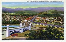 Glendale-Hyperion Viaduct, Los Angeles, California, USA, 1931