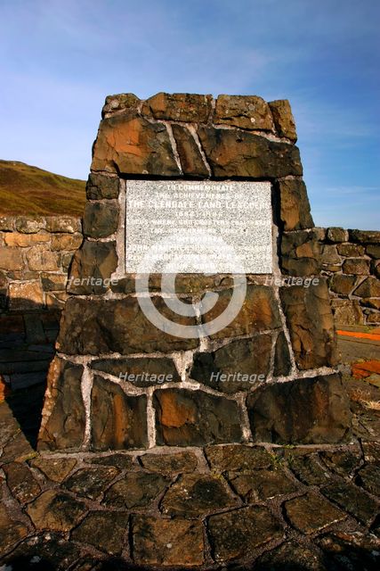 Glendale Land Leaguers Memorial, Skye, Highland, Scotland. Creator: Peter Thompson.