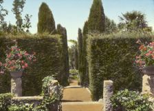 "Glendessary," Robert Cameron Rogers house, Glendessary Lane, Santa Barbara, California, 1917. Creator: Frances Benjamin Johnston