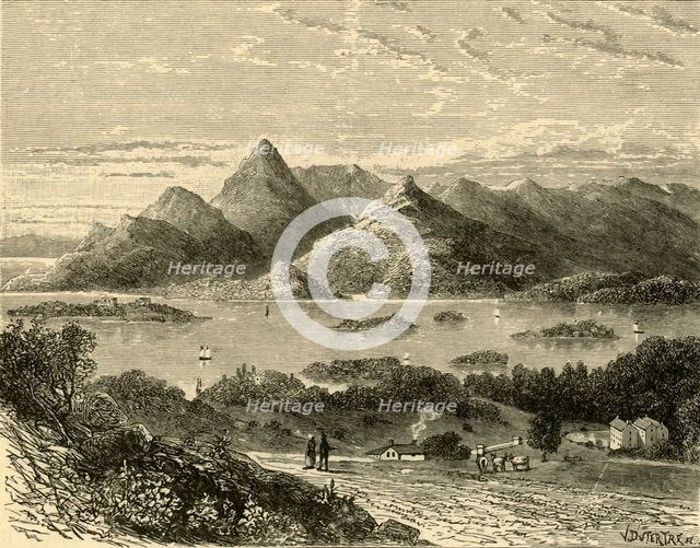 'Glengariff Harbour and Bantry Bay from the Eccles Hotel', 1898. Creator: Unknown.