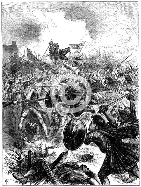 Glengarry's charge, 18th century (19th century). Artist: Unknown
