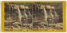 Glens of the Catskills, The Bastion Fall, Kauterskill Glen, near the Laurel House, about 1864-66. Creator: E. & H.T. Anthony