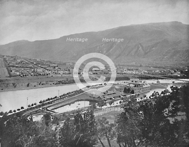 'Glenwood Springs and Bath-House, Colorado', c1897. Creator: Unknown.