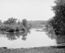 Glimpse of paradise, Smith College, Northampton, between 1900 and 1906. Creator: Unknown