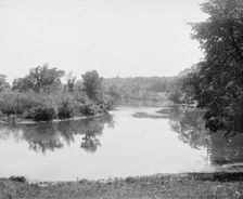 Glimpse of paradise, Smith College, Northampton, between 1900 and 1906. Creator: Unknown
