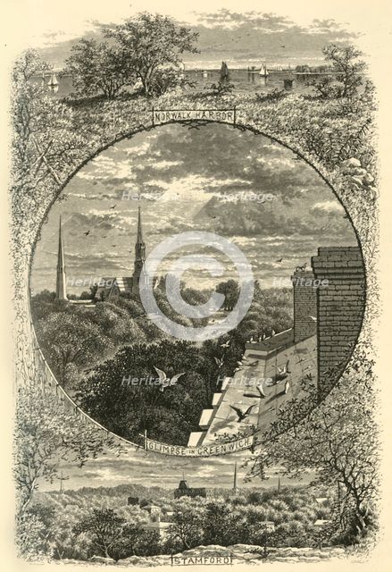'Glimpses of Greenwich, Stamford, and Norwalk', 1874.  Creator: John J. Harley.