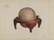 Globe, c. 1937. Creator: Edward L Loper