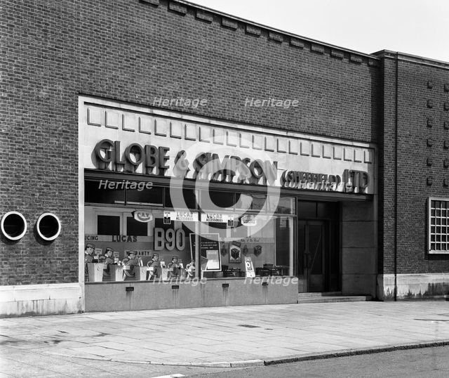 Globe & Simpson shop window, Nottingham, Nottinghamshire, 1961. Creator: Michael Walters.