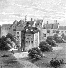 Globe Theatre, Bankside, Southwark, London, as it appeared c1598