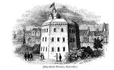 Globe Theatre, Bankside, Southwark, London, as it appeared c1598
