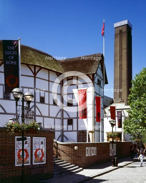 Globe Theatre, c1990-2010. Artist: Marcus Robinson.