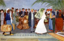 Globe Trotters 1908. Creator: Lance Thackeray