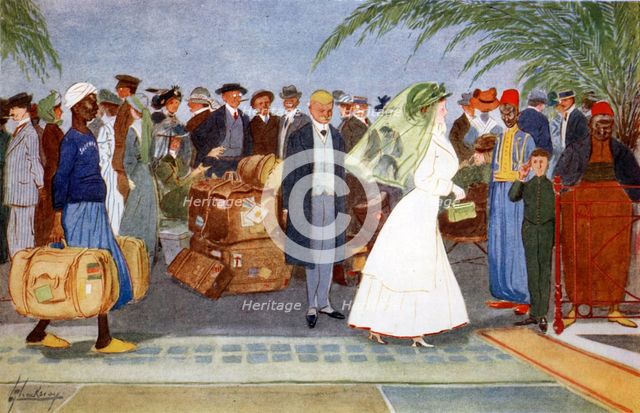 'Globe Trotters', 1908.  Creator: Lance Thackeray.