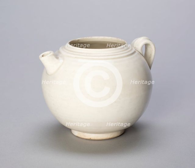 Globular Ewer, Five Dynasties period (907-960) or Northern Song dynasty, c. 10th/11th century. Creator: Unknown.