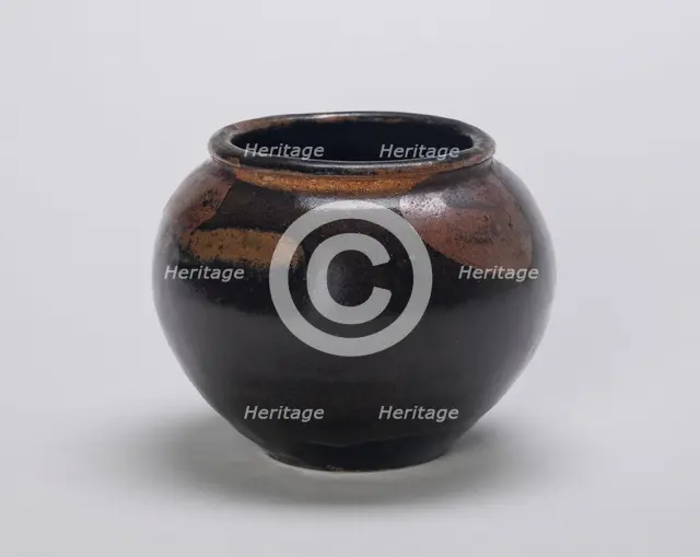 Globular Jar, Northern Song (960-1127) or Jin dynasty (1115-1234), 12th century. Creator: Unknown.