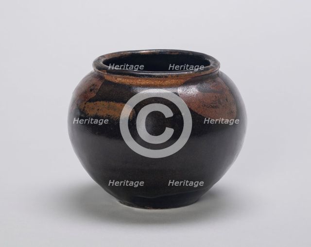 Globular Jar, Northern Song (960-1127) or Jin dynasty (1115-1234), 12th century. Creator: Unknown.