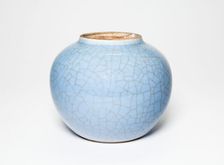 Globular Jar, Qing dynasty (1644-1911), Kangxi period (1662-1722). Creator: Unknown