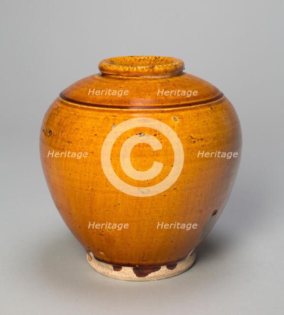 Globular Jar, Tang dynasty (618-906). Creator: Unknown.