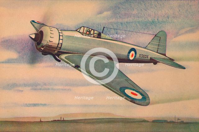 'Gloster F.5/34 Fighter Monoplane', c1944. Creator: Unknown.
