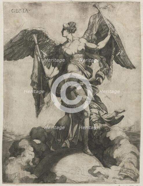 Gloria, 1535 or 1536. Creator: Domenico del Barbiere (Italian, c. 1506-c. 1571).