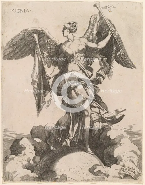 Gloria, 1540/1545. Creator: Domenico del Barbiere.