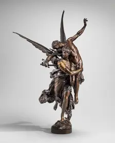 Gloria Victis, model c. 1874, cast after 1879. Creator: Marius Jean Antonin Mercié