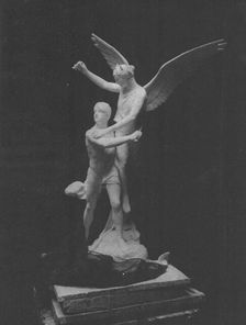 'Gloria Victoribus; Maquette de la derniere oeuvre d'Antonin Mercie, auteur du "Gloria Victis". Creator: Manuel